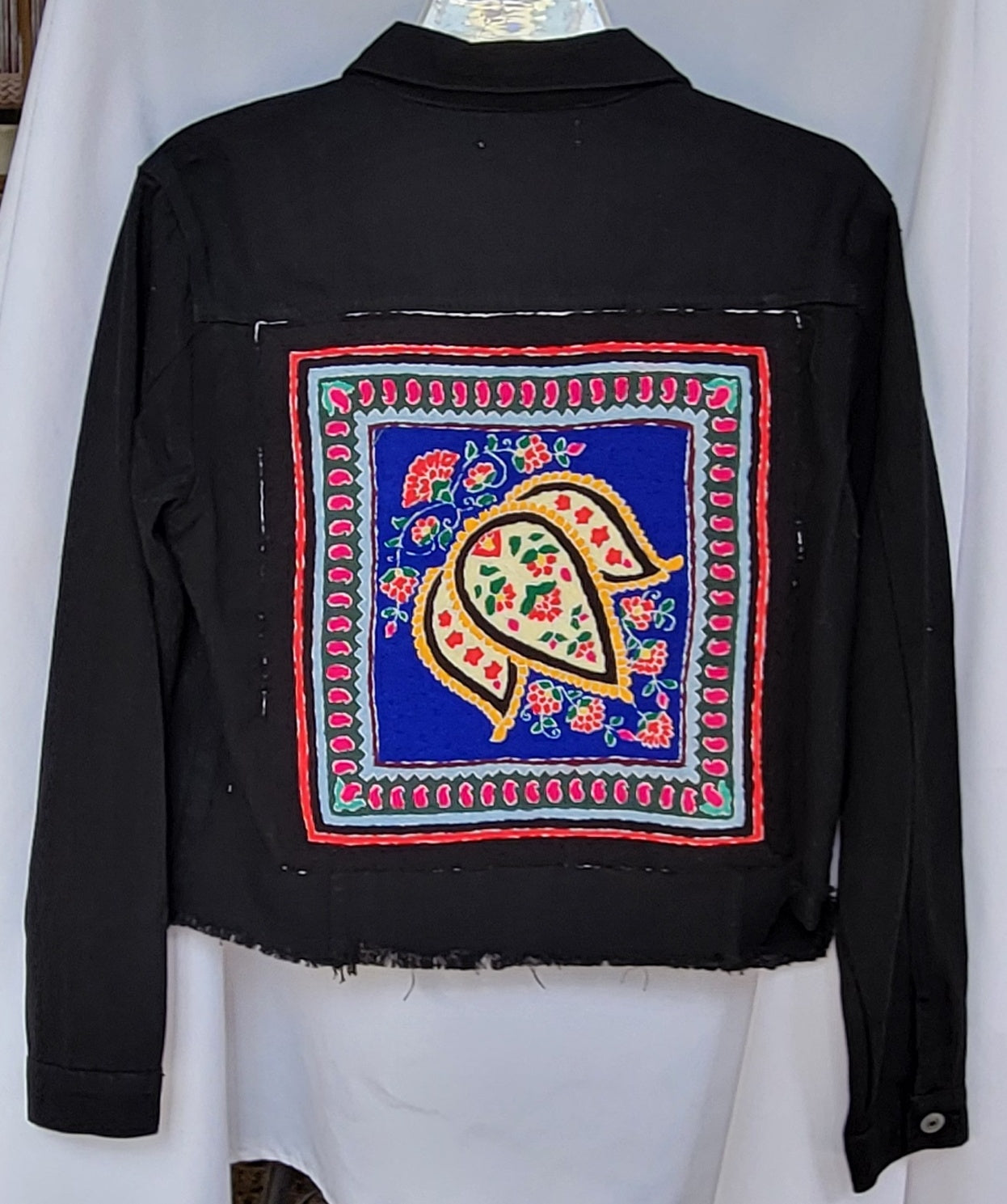 Denim Jacket - Black Adult Small