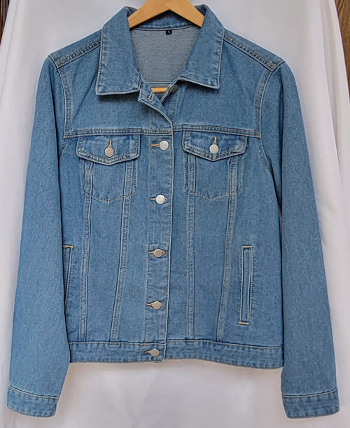 Denim Blue Jean Jacket - Adult Large