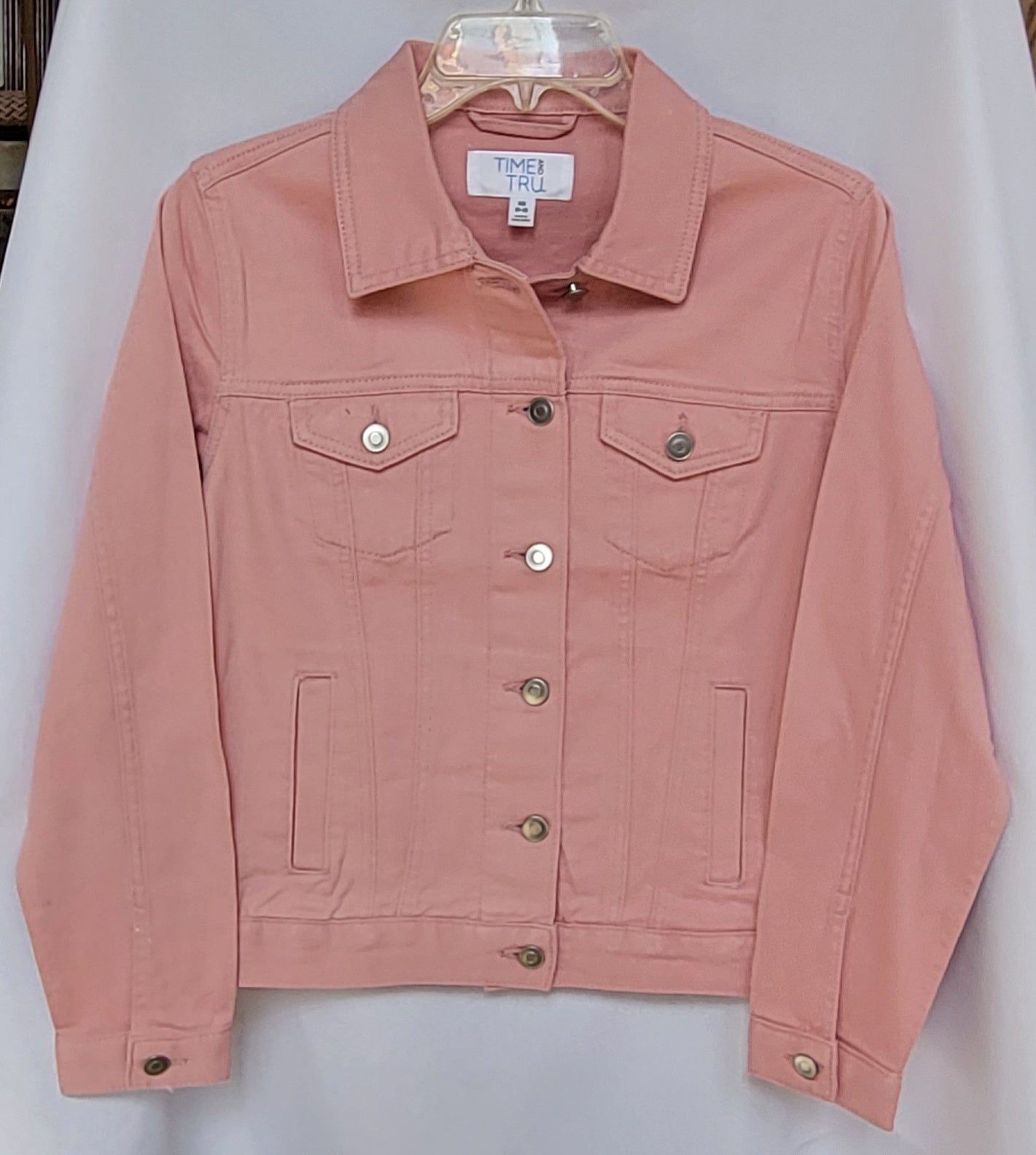 Denim Jacket - Pink Adult XS