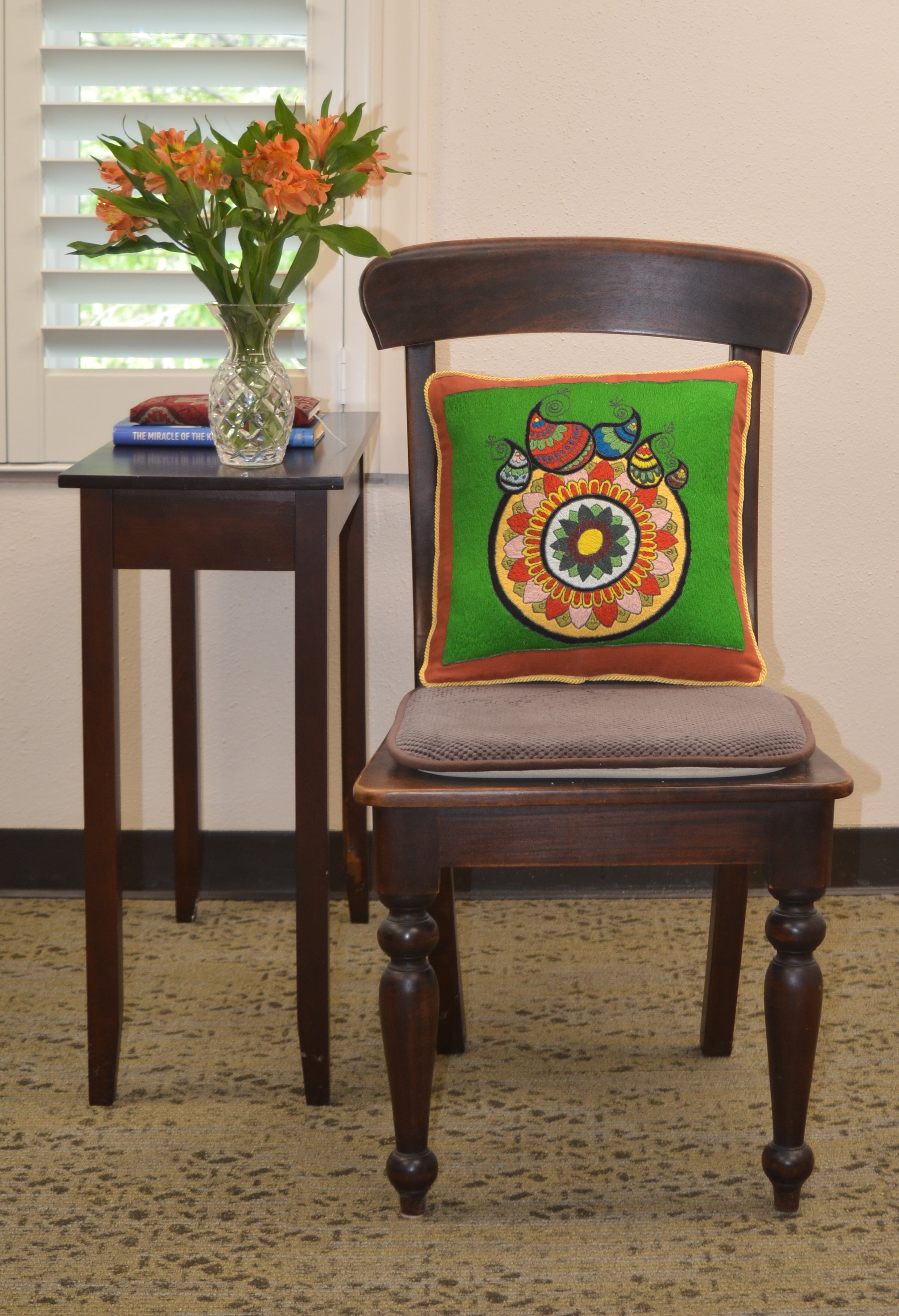 Linen pillow (Orange)