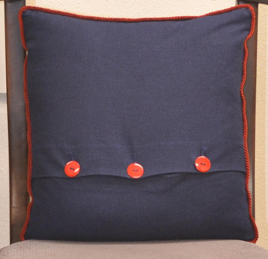Linen Pillow (Navy)