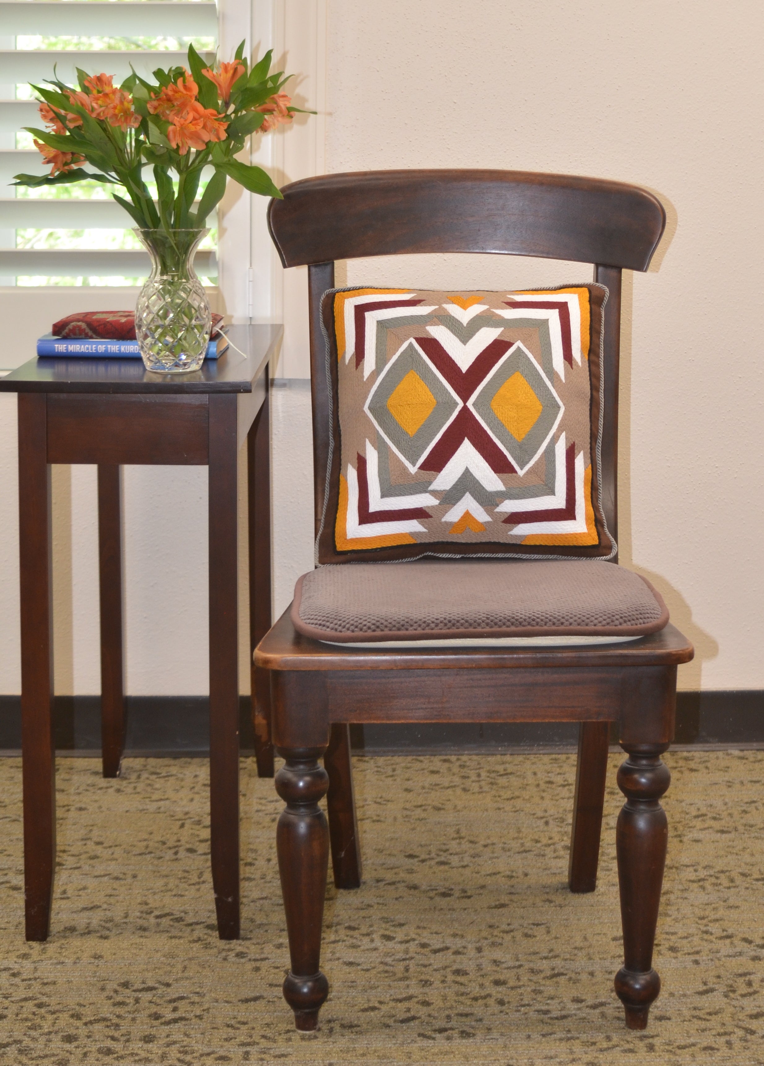 Linen pillow (Brown)